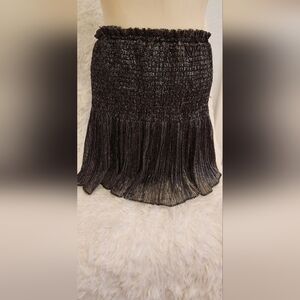 Zara Blingy Skort L Black & Silver #032